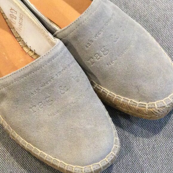 NEW Rag & Bone Edie Espadrilles in Cemento. Size 38. Retail- $275 - Picture 3 of 11